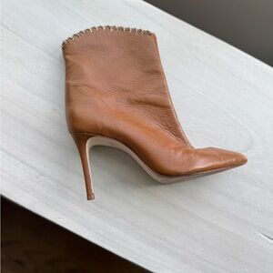 SCHUTZ Tan Leather Heeled Boots